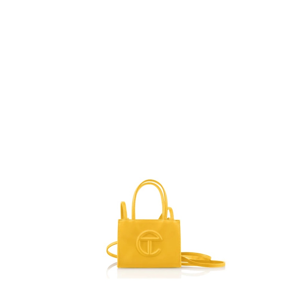 Telfar Yellow Small Shopping Bag